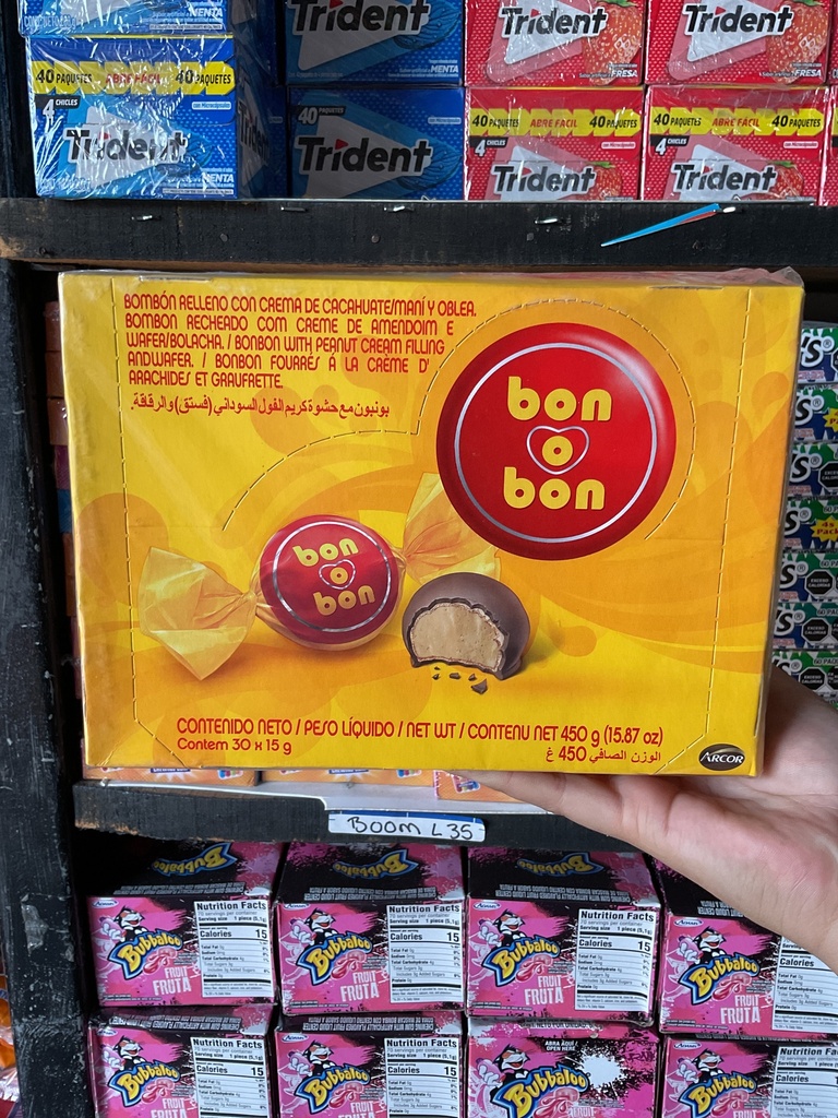 BONOBON AMARILLO 1X12X30