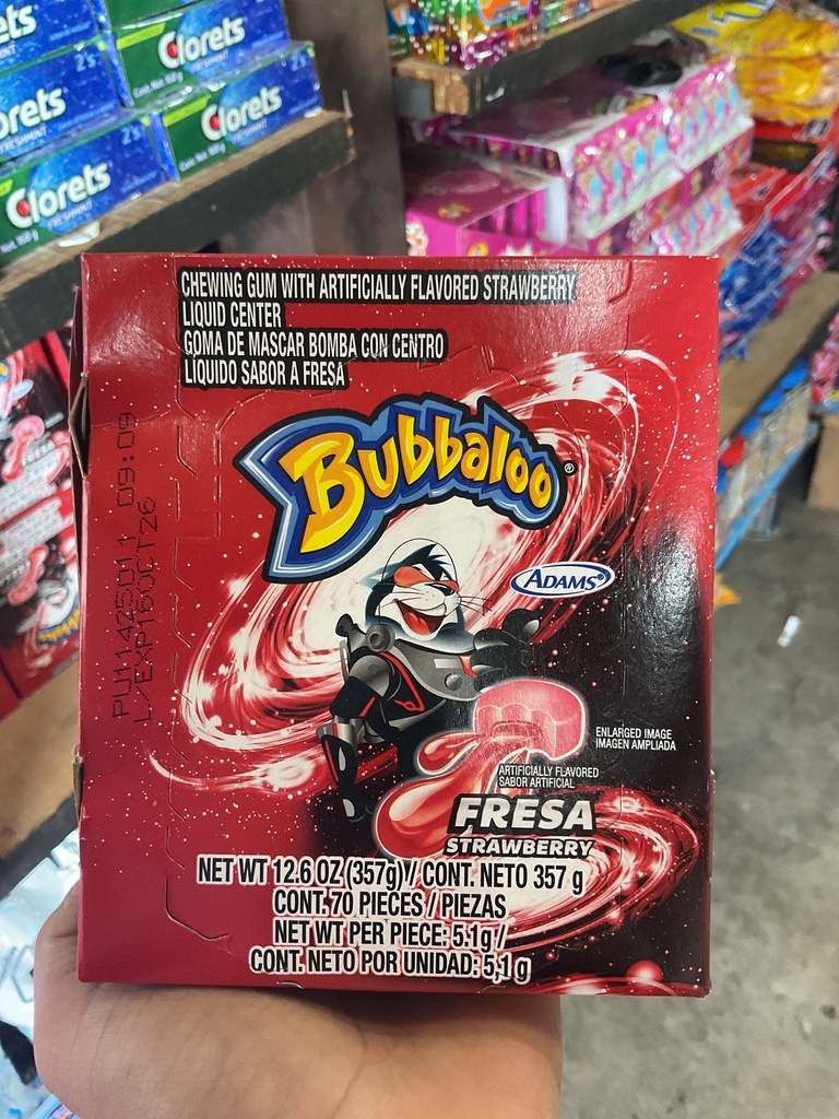 BUBBALOO FRESA 1X32X60