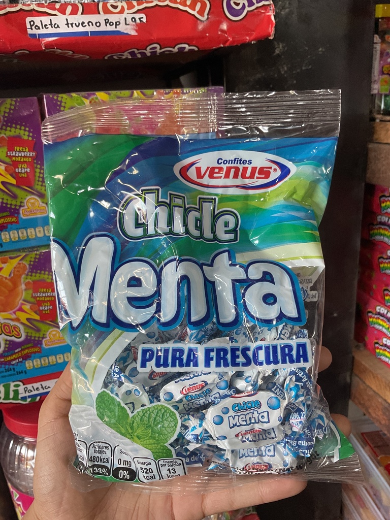 CHICLE MENTA VENUS 1X50X50