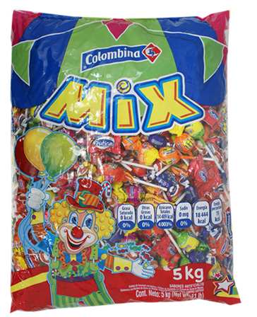 COLOMBINA PIÑATERO MIX 5KG 1X3X5KG