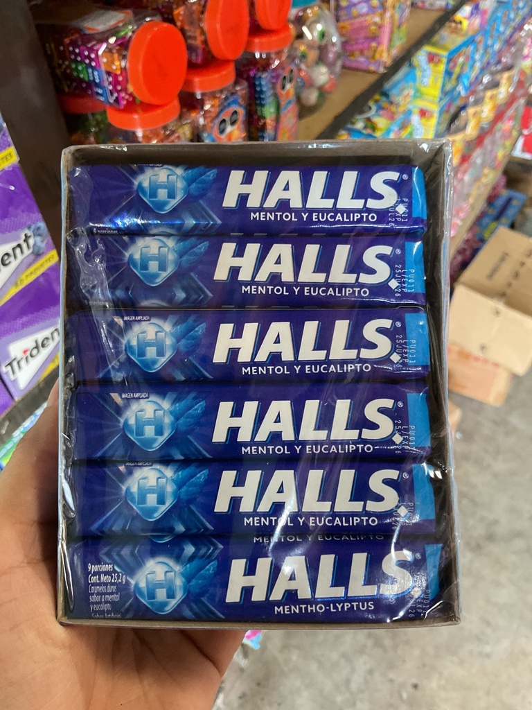 HALLS BARRA AZUL 1X30X12