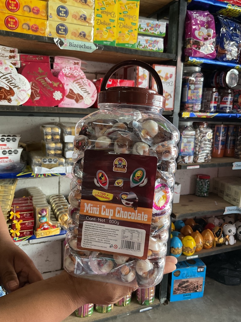 MINI CUP CHOCOLATE DVS 1X12X160