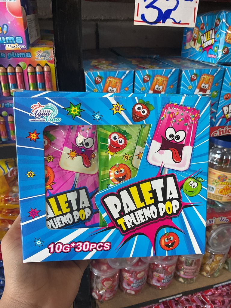 PALETA TRUENO POP 1X20X30
