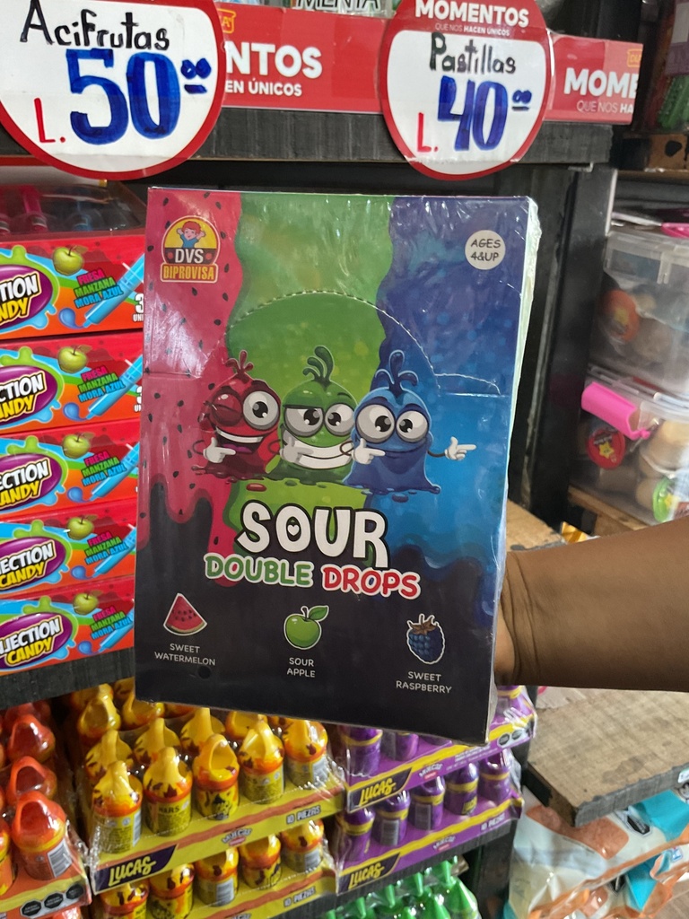 SOUR DOUBLE DROPS 1X12X12