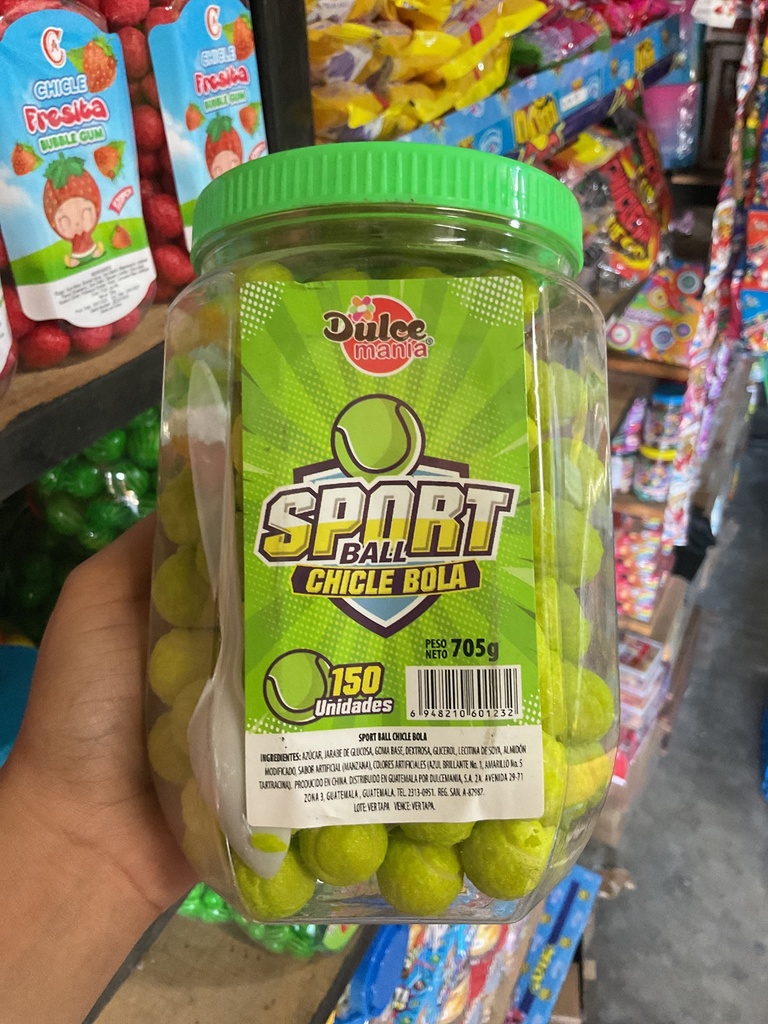 SPORT BALL CHICLE BOLA 1X12X150