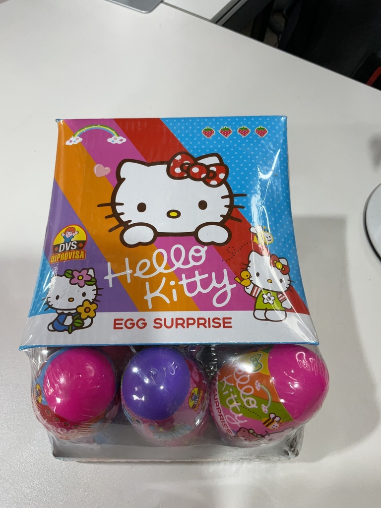 HUEVO HELLO KITY DVS 1X12X24