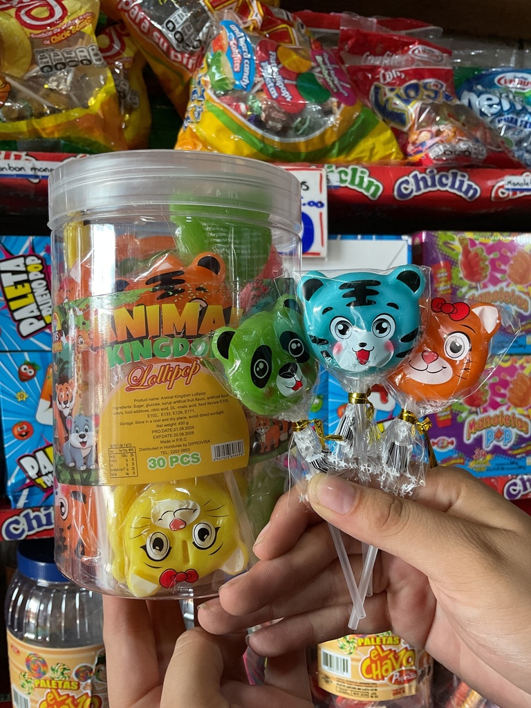 ANIMAL KINGDON LOLLIPOP BOTE