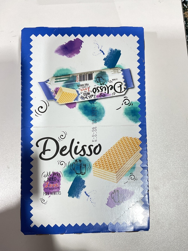 DELISSO PEQUEÑO VAINILLA  1X6X24