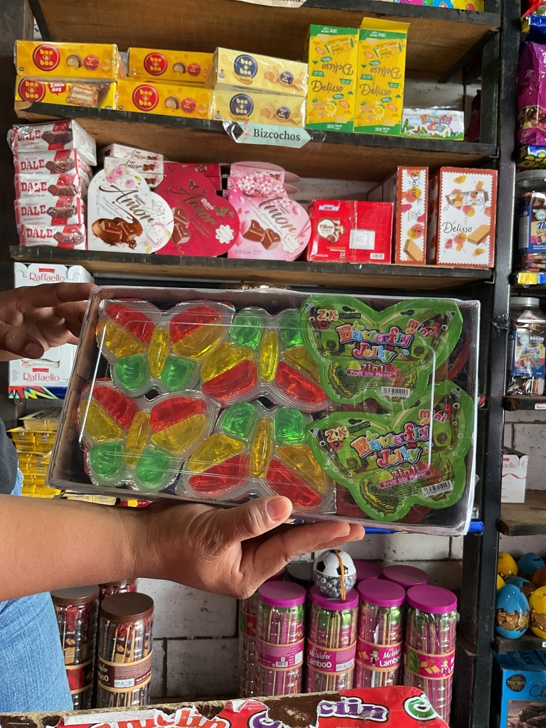 Gelatina Butterfly Jelly Mariposa 1X16X30