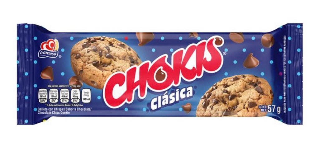 CHOKIS CLASICA AZUL 1X60X6