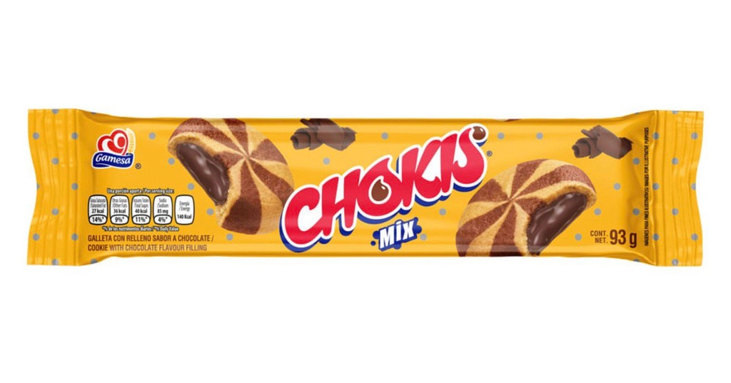 CHOKIS MIX AMARILLA 1X60X6