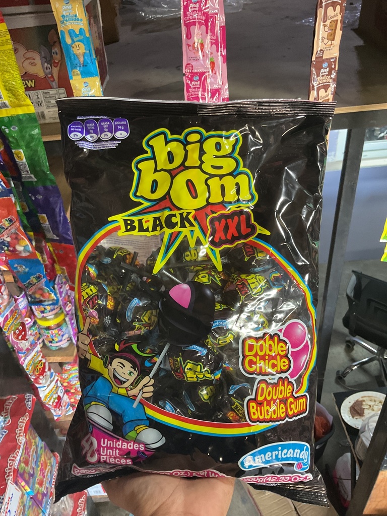 BIGBOM XL DOBLE CHICLE BLACK 1X14X48