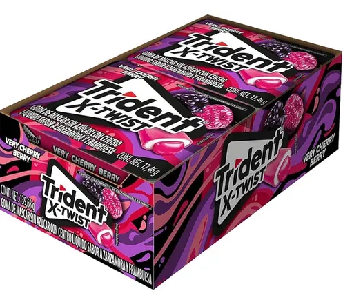 TRIDENT X SPLASH RASPBERRY 1X18X8