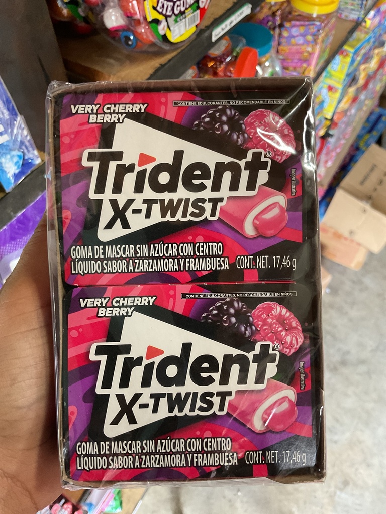 TRIDENT X SPLASH RASPBERRY 1X18X8