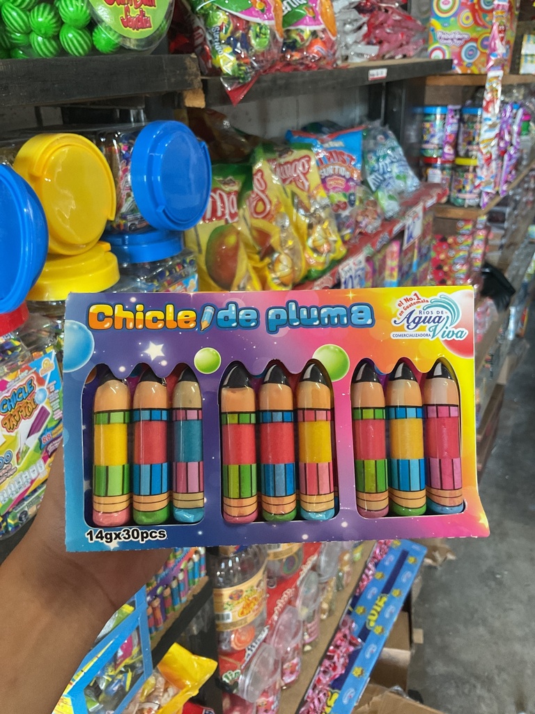 CHICLE DE PLUMA 1X24X30