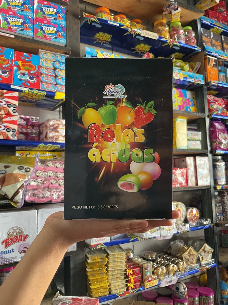 CHICLE BOLAS ACIDAS DIREM 1X24X30 